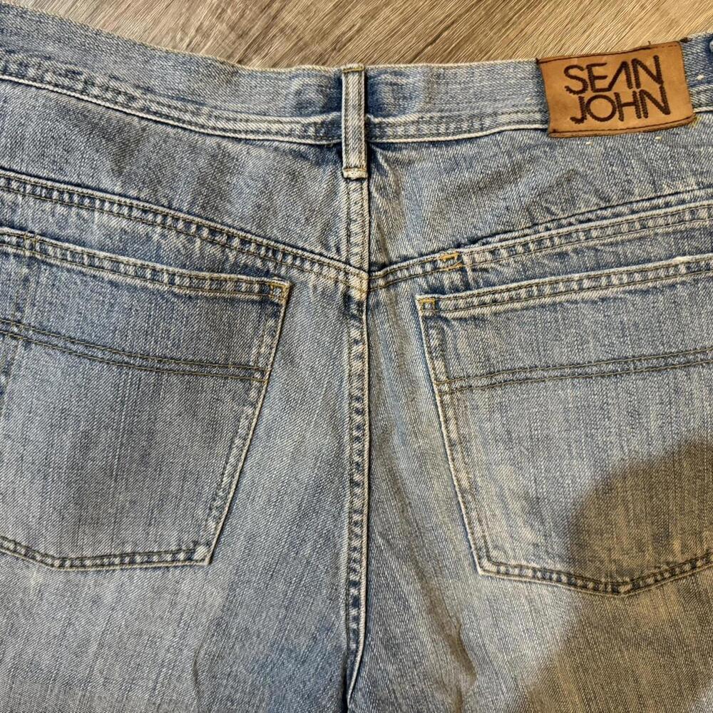 Vintage Sean John baggy Jorts jean shorts - Picture 5 of 7